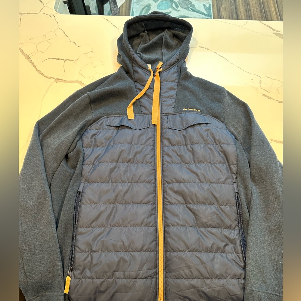 Quechua NH500 Hiking puffer hoodie